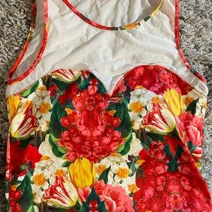 Kortni Jeane tulips netted sweetheart